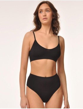 Топ на тонких бретелях MY BR542 nero, Цвет: черный, Размеры: L, изображение 4