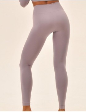 Гладкие леггинсы MY PA799 storm, Цвет: сиреневый, Размеры: L, изображение 2