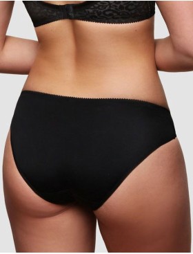 Трусы слипы Senselle KARMEN 22010 черный/серебристый пион, Цвет: черный/пион, Размеры: S, изображение 2