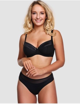 Мягкий бюстгальтер с подкроем Senselle URBAN 1010014 черный, Цвет: черный, Размеры: 80C, изображение 4