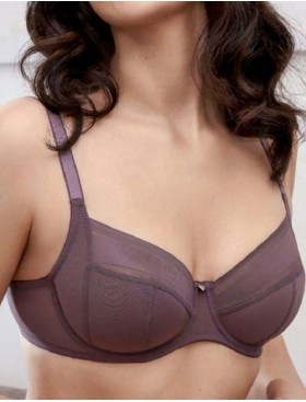 Мягкий бюстгальтер с подкроем Senselle URBAN 1010014 серо-коричневый, Цвет: серо-коричневый, Размеры: 75E