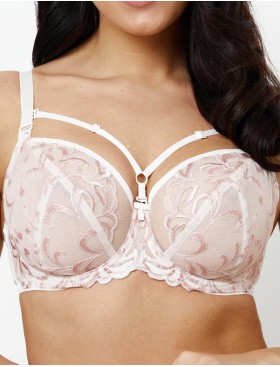 Мягкий бюстгальтер на большую грудь Subtille MILA POWDER soft, Цвет: пудровый, Размеры: 70L