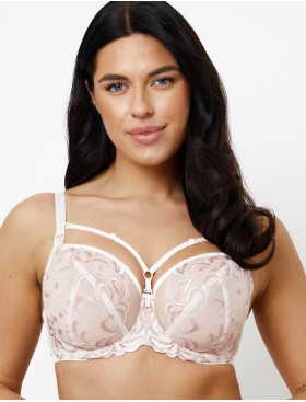 Мягкий бюстгальтер на большую грудь Subtille MILA POWDER soft, Цвет: пудровый, Размеры: 70L, изображение 3