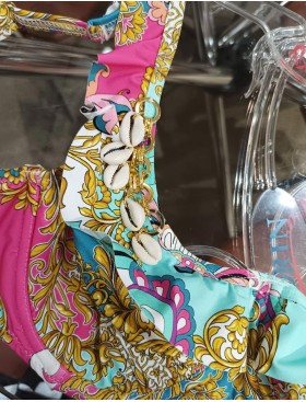 Верх купальника мягкий Ava TURQUOISE PAISLEY SK161, Цвет: мульти, Размеры: 95C, изображение 6