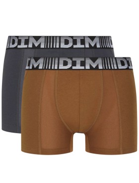Мужские боксеры в наборе (2 шт) Dim 01N1 коричневый/серый, Цвет: коричневый/серый, Размеры: S, изображение 2