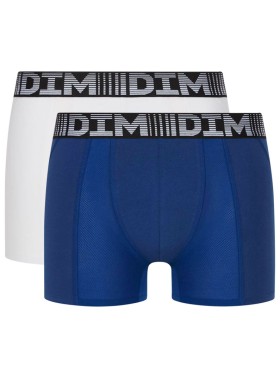 Удлиненные боксеры в наборе (2 шт) Dim 01N2 синий/белый, Цвет: синий/белый, Размеры: S, изображение 2