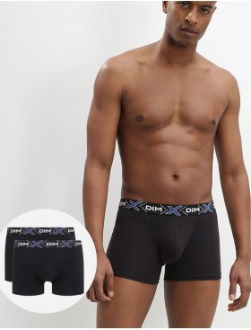 Набор мужских боксеров (2 шт) Dim X-TEMP 041B черный, Цвет: черный/черный, Размеры: S
