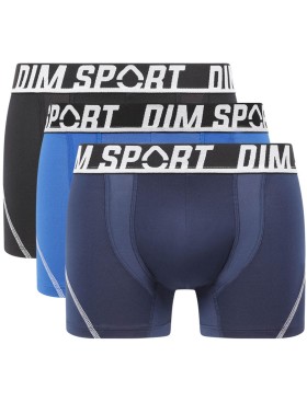 Трусы мужские боксеры в наборе (3 шт) Dim 08EW черный/темно-синий/синий, Цвет: черный/темно-синий/с, Размеры: S, изображение 2
