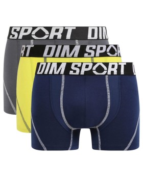 Набор мужских боксеров (3 шт) Dim 08EX серый/синий/зеленый, Цвет: серый/синий/зеленый, Размеры: S, изображение 2
