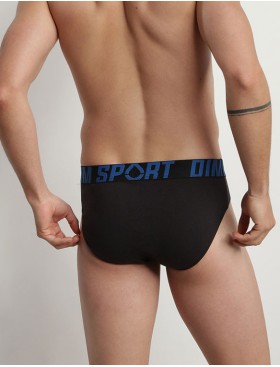 Мужские трусы слипы в наборе (3 шт) Dim 08EY черный, Цвет: черный, Размеры: S, изображение 3