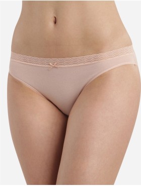 Набор хлопковых трусов Dim ECO 09AJ (2 шт) телесный, Цвет: телесный/телесный, Размеры: XXS/XS