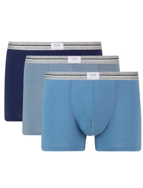 Трусы мужские боксеры в наборе (3 шт) Dim 09B7 джинсовый/серый/синий, Цвет: джинсовый/серый/сини, Размеры: L, изображение 2