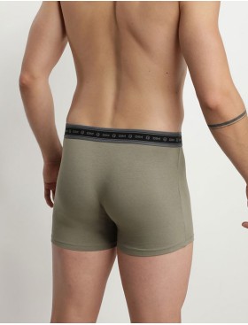 Трусы мужские боксеры набор (2 шт) Dim 0A6C серый/зеленый, Цвет: серый/зеленый, Размеры: M, изображение 3