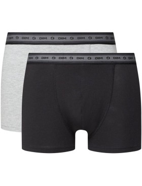 Трусы мужские боксеры набор (2 шт) Dim 0A6C черный/серый, Цвет: черный/серый, Размеры: L, изображение 2