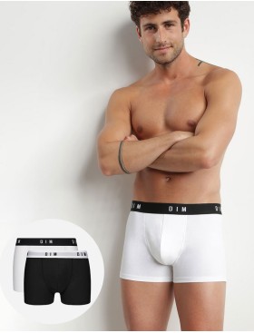 Трусы мужские боксеры набор (2 шт) Dim 0ARL черный/белый, Цвет: черный/белый, Размеры: S