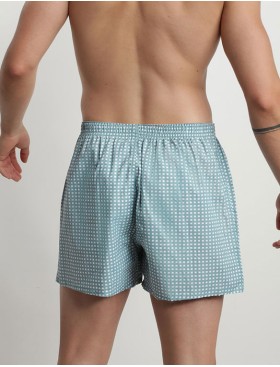 Свободные трусы мужские набор (2 шт) Dim 0ARM клетка/красный, Цвет: клетка/красный, Размеры: S, изображение 3