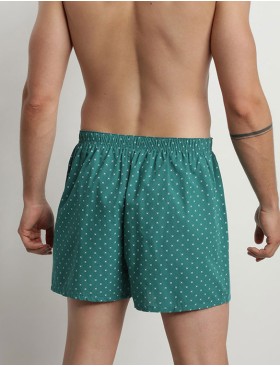 Свободные трусы мужские набор (2 шт) Dim 0ARM зеленый набивной/серый, Цвет: зеленый набивной/сер, Размеры: S, изображение 3