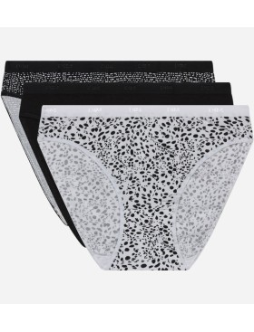 Набор хлопковых трусиков Dim LES POCKETS COTON 4C17 оптика - 3 штуки, Цвет: оптика, Размеры: XXS/XS, изображение 5