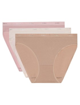Набор трусов Dim LES POCKETS COTON 4H00/3 телесный/розовый/перламутр - 3 штуки, Цвет: телесный/розовый/пер, Размеры: S/M, изображение 5