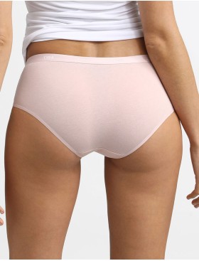 Набор хлопковых трусов Dim LES POCKETS COTON 4H01/3 телесный/розовый/перламутр - 3 штуки, Цвет: телесный/розовый/пер, Размеры: L/XL, изображение 2