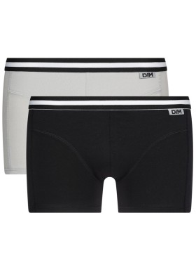 Трусы мужские боксеры набор (2 шт) Dim 6578/2 черный/серый, Цвет: черный/серый, Размеры: M, изображение 2