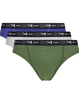 Трусы слипы мужские набор (3 шт) Dim 6595/3 хаки/синий/кварц, Цвет: хаки/синий/кварц, Размеры: M, изображение 2