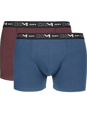 Трусы мужские боксеры набор (2 шт) Dim 6596/2 коричневый/синий, Цвет: коричневый/синий, Размеры: M, изображение 2