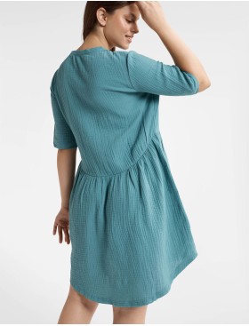 Платье из хлопкового муслина Esotiq LOONY 40606, Цвет: морская волна, Размеры: L, изображение 2