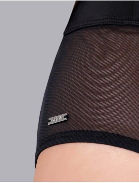 Черный закрытый купальник Opium SF-33, Цвет: черный, Размеры: S, изображение 3