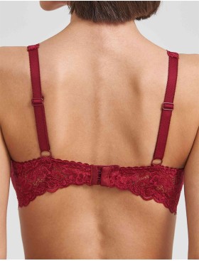 Бюстгальтер балконет пуш-ап Simona M 870 румба, Цвет: румба, Размеры: 90D, изображение 2