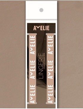 Бретель тканевая с логотипом Amelie 2114 12 мм бежевый, Цвет: бежевый, Размеры: UN