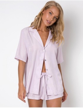Женская пижама с шортами Aruelle VENICE, Цвет: сиреневый, Размеры: S