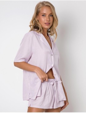 Женская пижама с шортами Aruelle VENICE, Цвет: сиреневый, Размеры: S, изображение 3