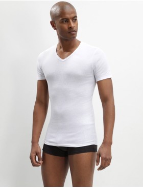 Футболка мужская в наборе (2 шт) Dim 00DN белый, Цвет: белый/белый, Размеры: M, изображение 3