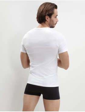 Футболка мужская в наборе (2 шт) Dim 0A6E белый/серый, Цвет: белый/серый, Размеры: M, изображение 3