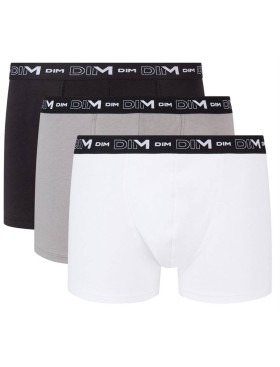 Набор мужских боксеров (3 шт) Dim 6596/3 белый/серый/черный, Цвет: белый/серый/черный, Размеры: M, изображение 2