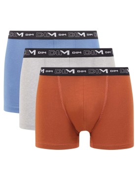Набор мужских боксеров (3 шт) Dim 6596/3 серый/коричневый/синий, Цвет: серый/коричневый/синий, Размеры: XL, изображение 2