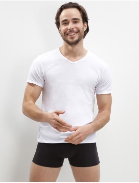 Футболка мужская в наборе (2 шт) Dim X-TEMP 040X белый, Цвет: белый/белый, Размеры: S, изображение 4