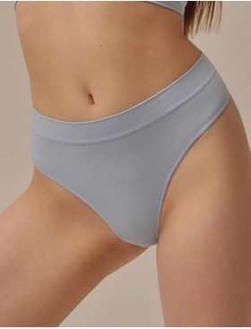 Трусы стринги с высокой посадкой MY PE044 Iris, Цвет: голубой, Размеры: L/XL