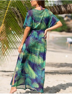 Длинная туника для пляжа Mia-Amore IPANEMA 8835, Цвет: мультиколор, Размеры: 4XL/5XL, изображение 2