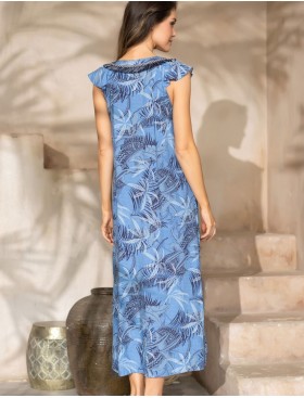 Летнее платье Mia-Amore MEXICO 1834, Цвет: лазурный, Размеры: 3XL, изображение 2