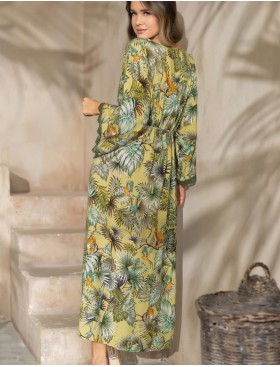 Длинный пляжный халат Mia-Amore SAFARY 1809, Цвет: cафари, Размеры: L/XL, изображение 2