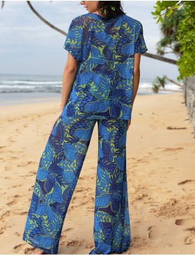 Пляжный комплект Mia-Amore SARDINIA 7346, Цвет: синий, Размеры: S, изображение 3