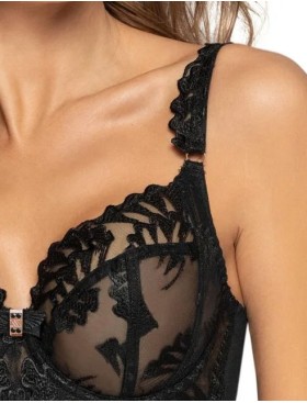 Бюстгальтер мягкий с подкроем Novika SOPHIE N03 M черный, Цвет: черный, Размеры: 80B, изображение 4