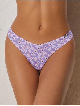 Плавки бразилиана с цветочным узором Ysabel Mora 82064 LITTLE FLORECITAS, Цвет: сиреневый, Размеры: L