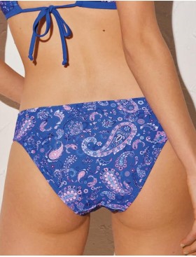 Плавки с ажурными вставками Ysabel Mora 82162 BLUE CACHEMIRA, Цвет: синий/сиреневый, Размеры: S, изображение 2