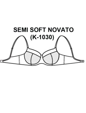 Бюстгальтер полумягкий Ava NOVATO 1030 PU бежевый, Цвет: бежевый, Размеры: 70I, изображение 5