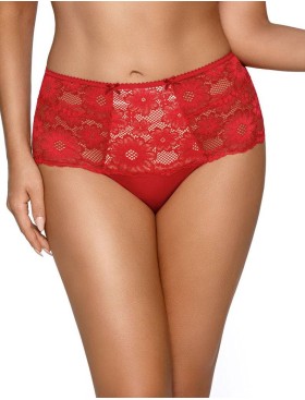Трусы слипы высокие Ava RICH RED 1703 figi, Цвет: вишня, Размеры: M