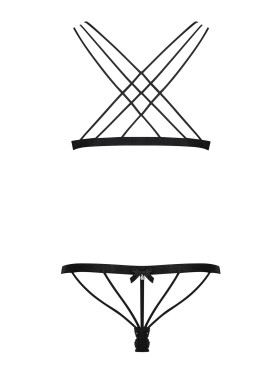 Комплект Obsessive 854 SET-1, Цвет: черный, Размеры: S/M, изображение 4