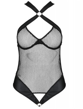 Эротическое боди Passion AMANDA BODY black, Цвет: черный, Размеры: 2XL/3XL, изображение 3